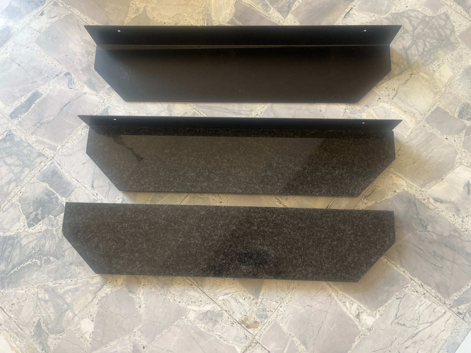 Granieten platen en metalen profielen, Doe-het-zelf en Verbouw, Metalen, Ophalen of Verzenden, Gebruikt, Overige metalen