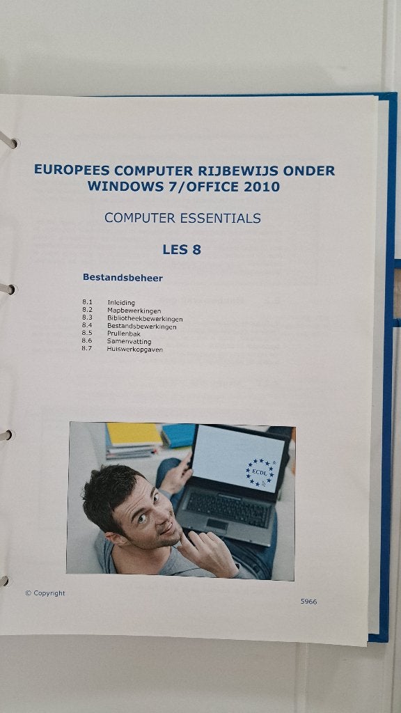 NHA thuisstudie Europees Computerrijbewijs (ECDL), Ophalen of Verzenden, Alpha, Nieuw, MBO