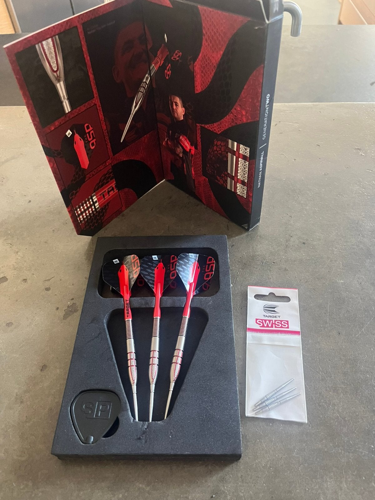 Nathan Aspinall Gen2 Darts // 26 gram // 95% + extra punten, Sport en Fitness, Darts, Ophalen of Verzenden, Nieuw, Pijlen