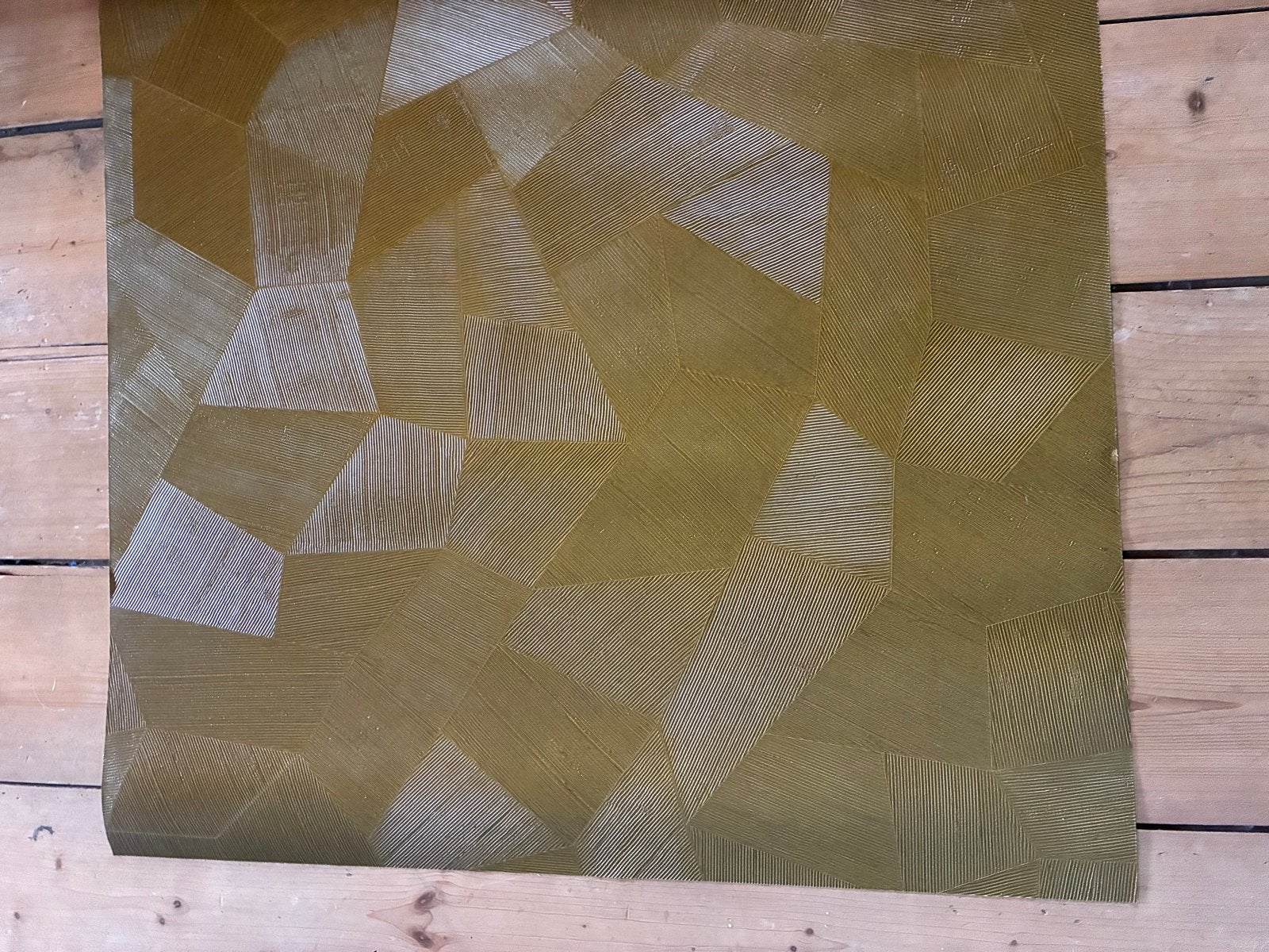 Arte Monsoon Vinyl Behang - Goud/Brons met structuur, Huis en Inrichting, Stoffering | Behang, Arte, Structuur, Modern, Ophalen of Verzenden
