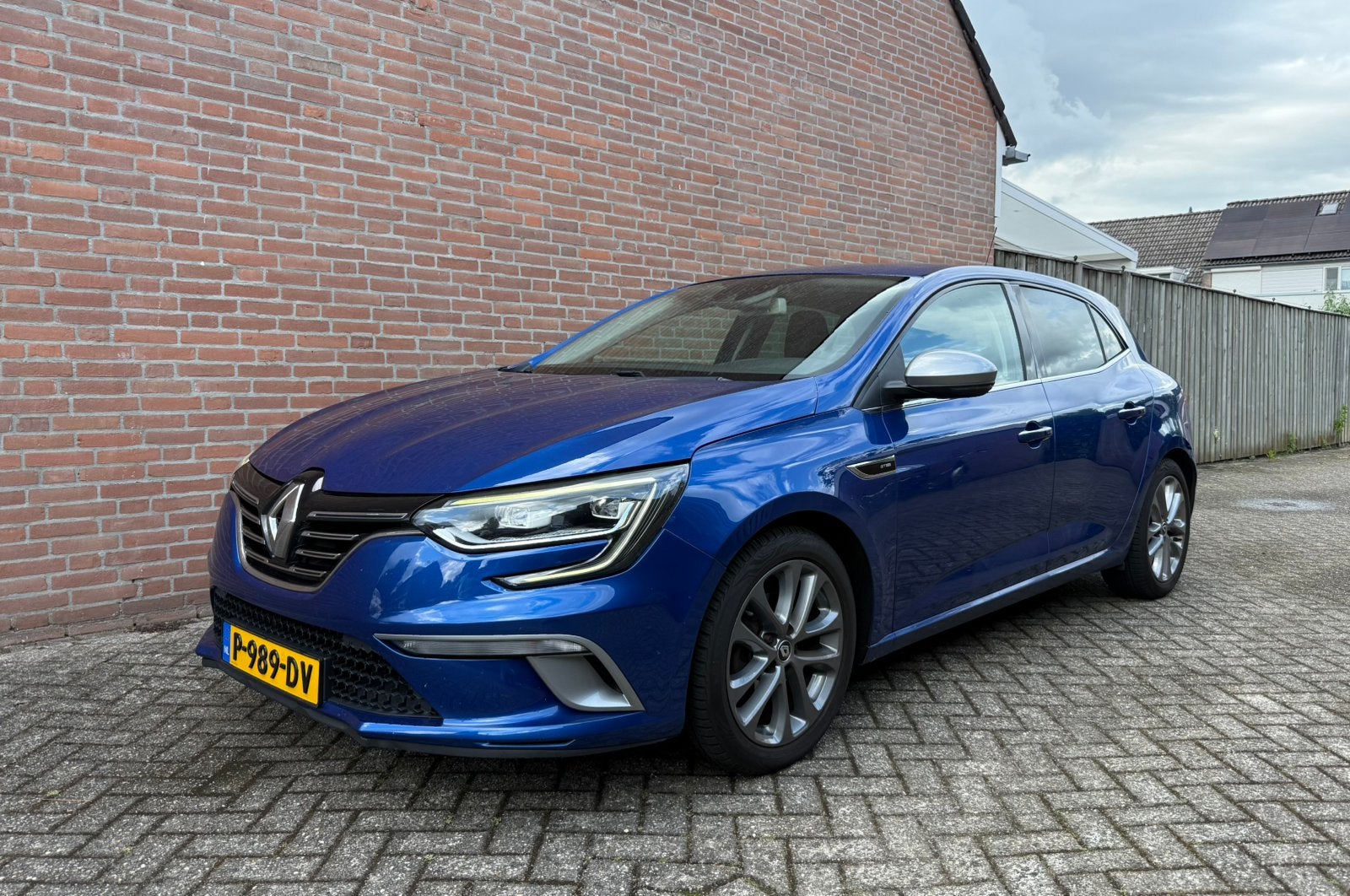 Renault Megane GT-line 1.2 132pk, Auto's, Renault, Voorwielaandrijving, Stof, Blauw, Handgeschakeld