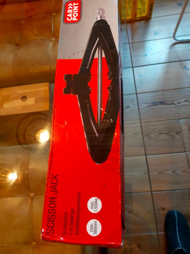 Nieuwe Schaarkrik - Max. 1500kg, Max. 380mm, Ophalen of Verzenden, Nieuw, Manueel, Schaarkrik