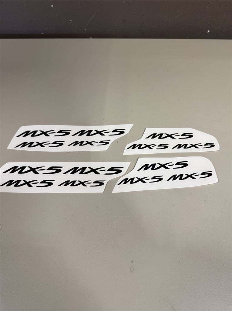 MAZDA MX5 Remklauwstickers Hoge temperatuur stickers, Ophalen of Verzenden