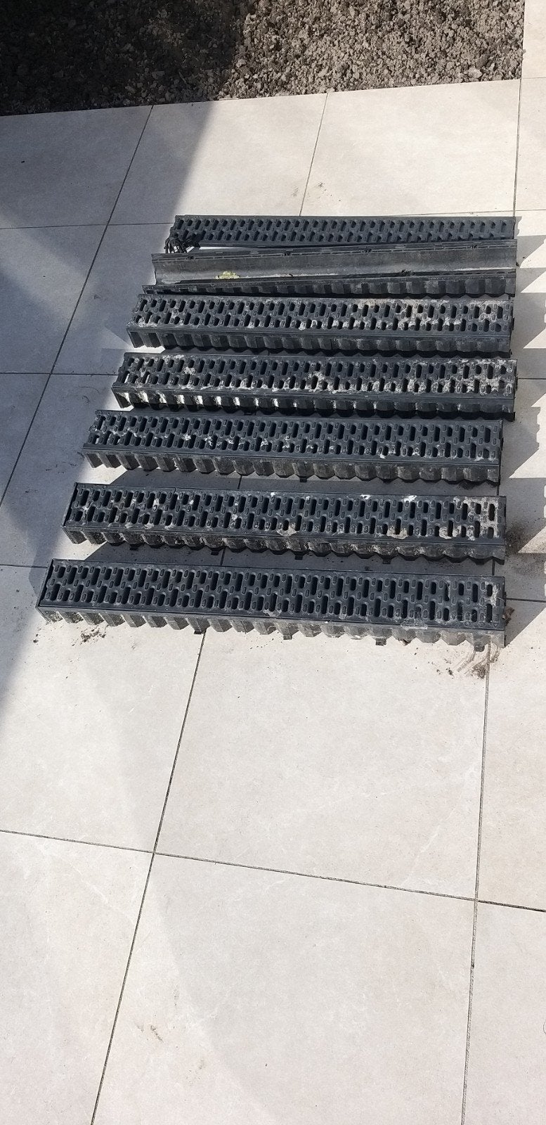 ACO Afvoergoot met rooster - 6 stuks, Ophalen, Minder dan 2 meter, 80 mm of meer, Afvoer