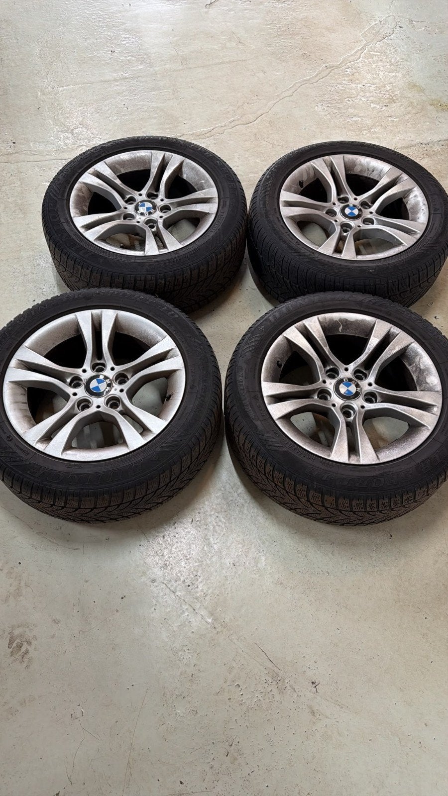 Originele BMW Styling 360 16 inch velgen met banden, Ophalen, Gebruikt, 16 inch, Banden en Velgen