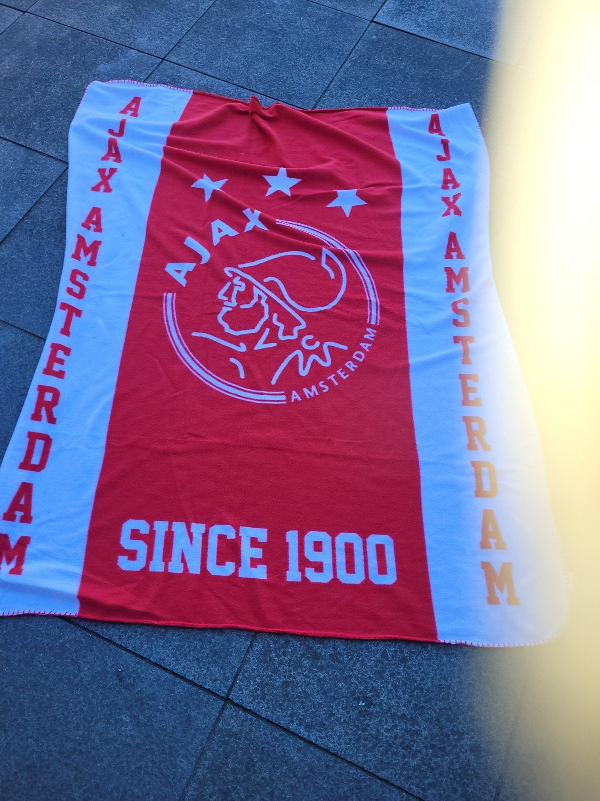 fleece deken ajax klein prijsje, Ophalen of Verzenden, Zo goed als nieuw, Ajax