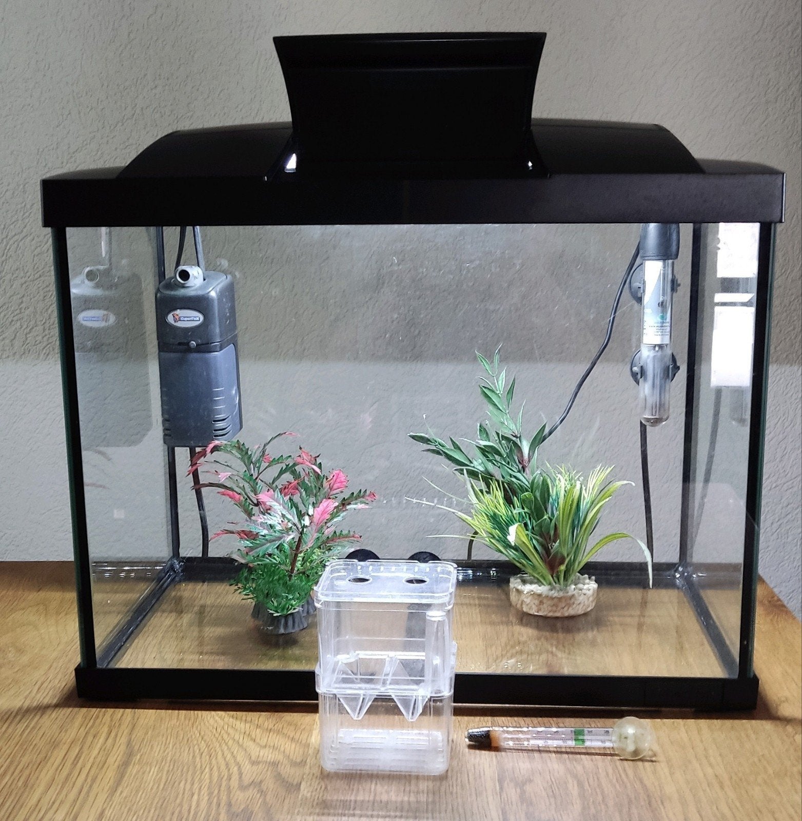 Aquarium superfish 50 start set, Dieren en Toebehoren, Vissen | Aquaria en Toebehoren, Ophalen, Zo goed als nieuw, Leeg aquarium