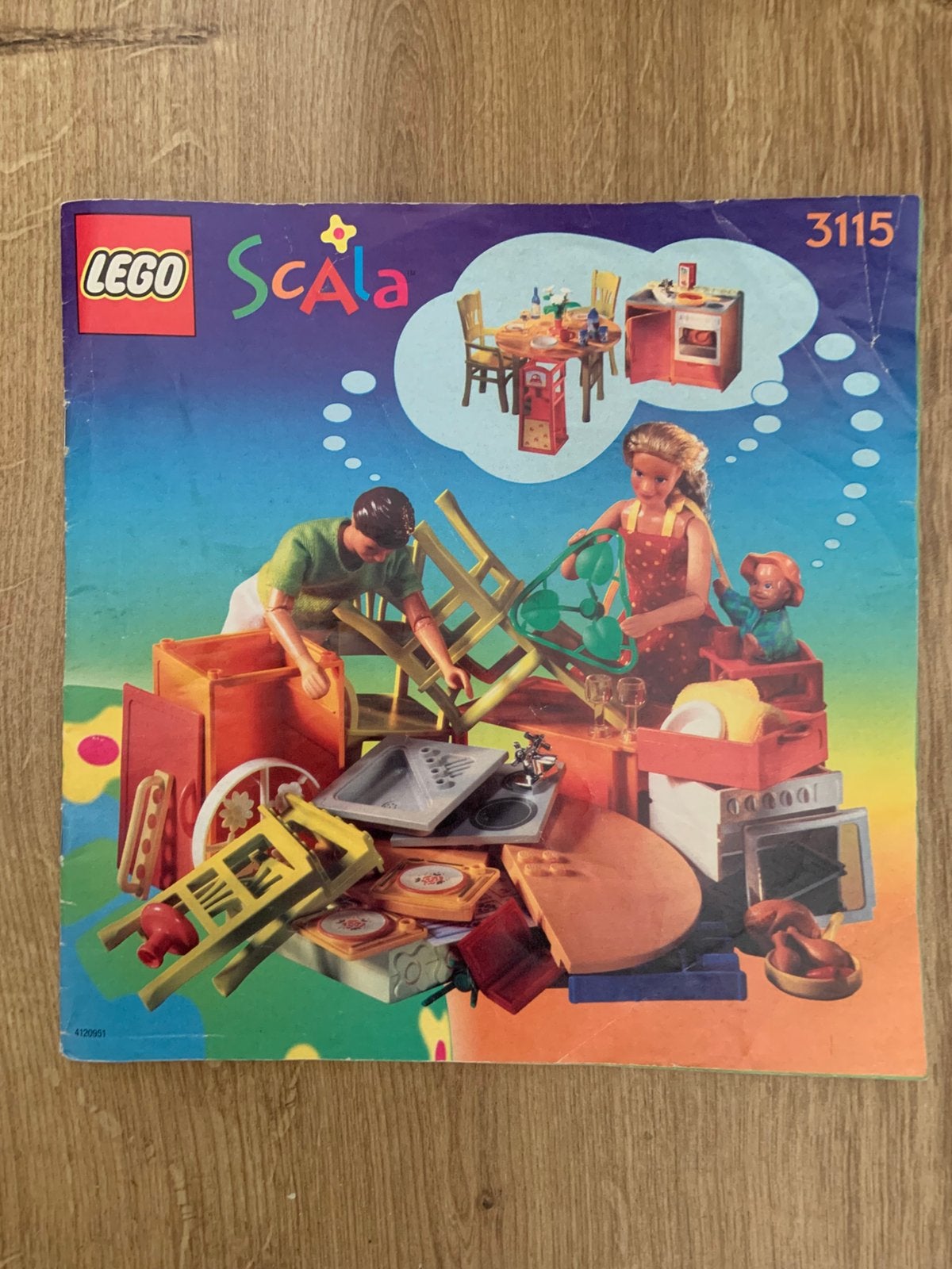 Retro vintage lego bouwboekje, Ophalen of Verzenden, Gebruikt