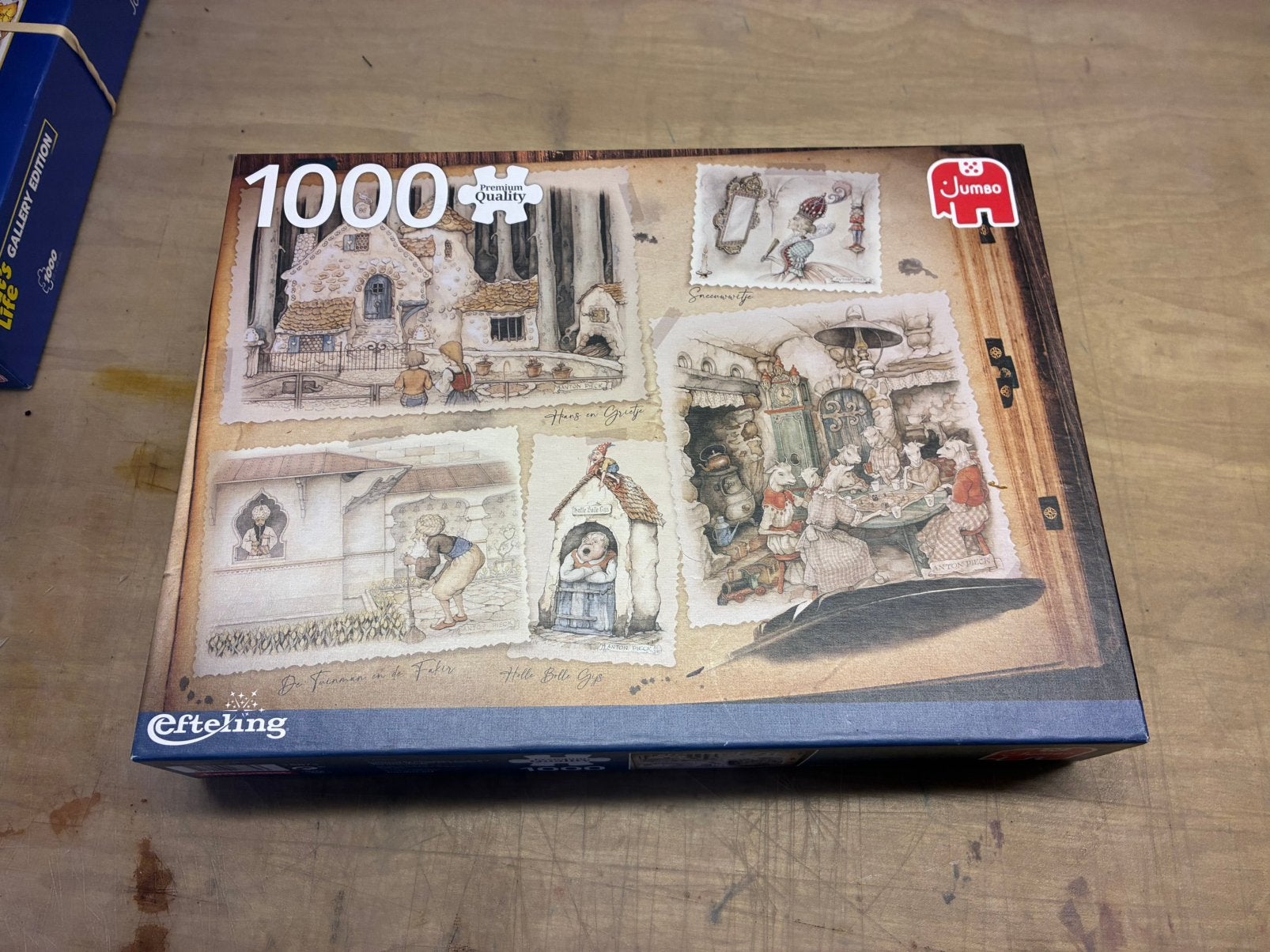 Efteling puzzel 1000 stukjes, Hobby en Vrije tijd, Ophalen of Verzenden, 500 t/m 1500 stukjes, Zo goed als nieuw, Legpuzzel