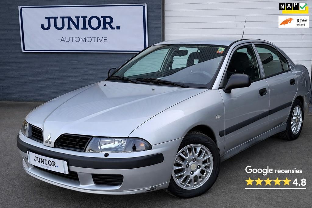Mitsubishi Carisma 1.6 Shogun AUTOMAAT/ELKPAKKET/APK-24-1-20, Auto's, Stof, Gebruikt, Zwart, 4 cilinders