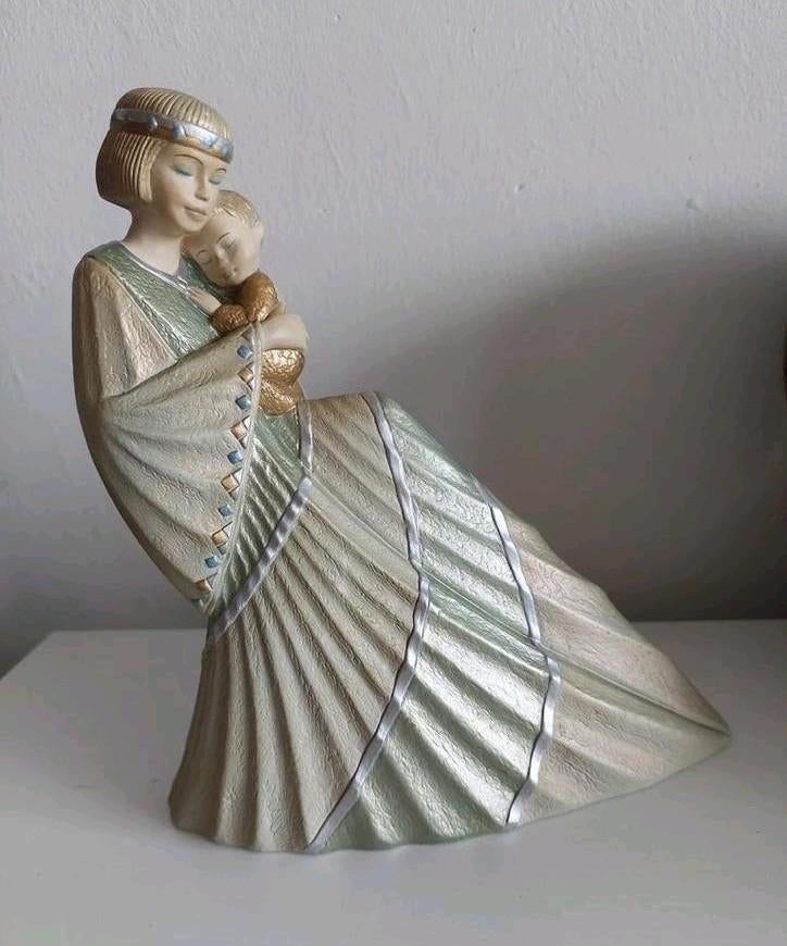 Parastone Ivory Princess 'Moeder en Kind' Beeldje (ca. 1995), Verzamelen, Beelden en Beeldjes, Ophalen of Verzenden, Zo goed als nieuw