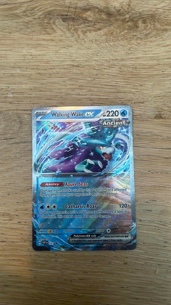 Walking wake pokemonkaart, Ophalen of Verzenden, Zo goed als nieuw