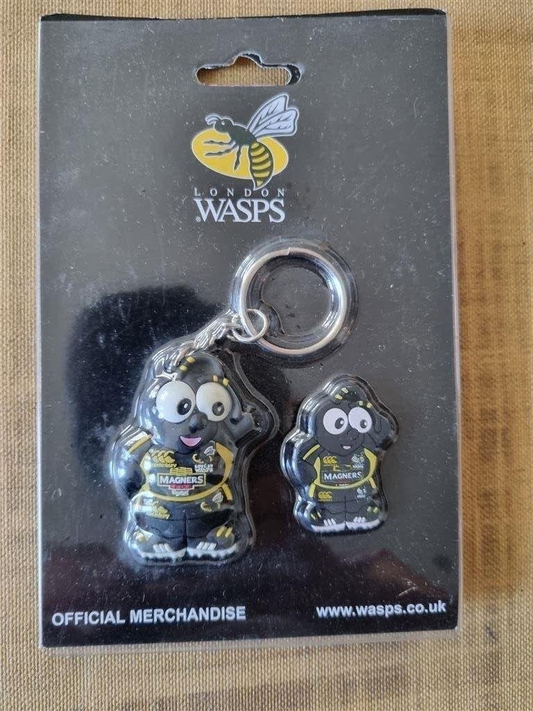 London Wasps official merchandise keyring & pin, Ophalen of Verzenden, Nieuw, Buitenlandse clubs, Overige typen