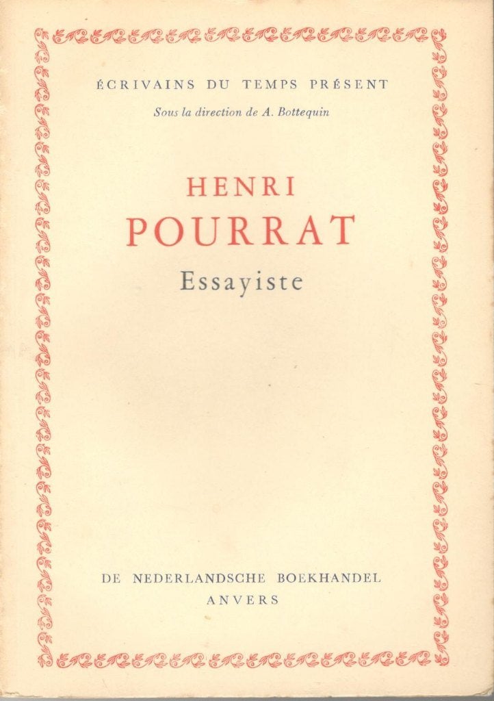 Henri Pourrat, Essayiste [POURRAT] / Zeldzaam., Ophalen of Verzenden, Gelezen