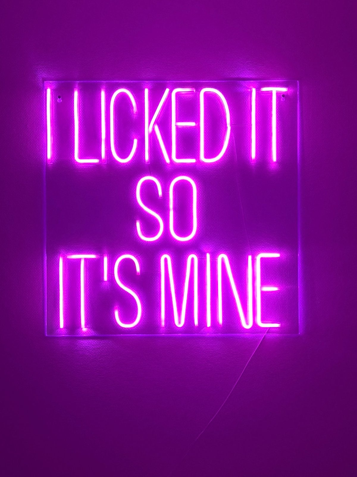 Neon wandlamp, Ophalen, LED, Roze, Zo goed als nieuw