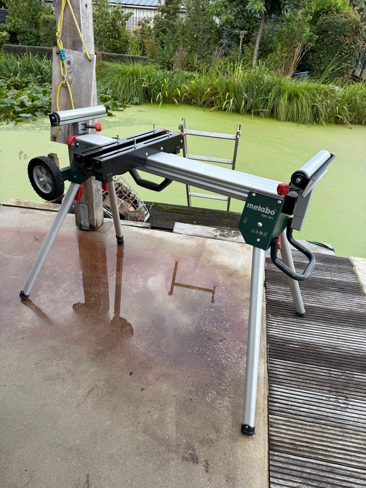 Metabo KSU 251 Afkortzaag onderstel, Ophalen, Gebruikt