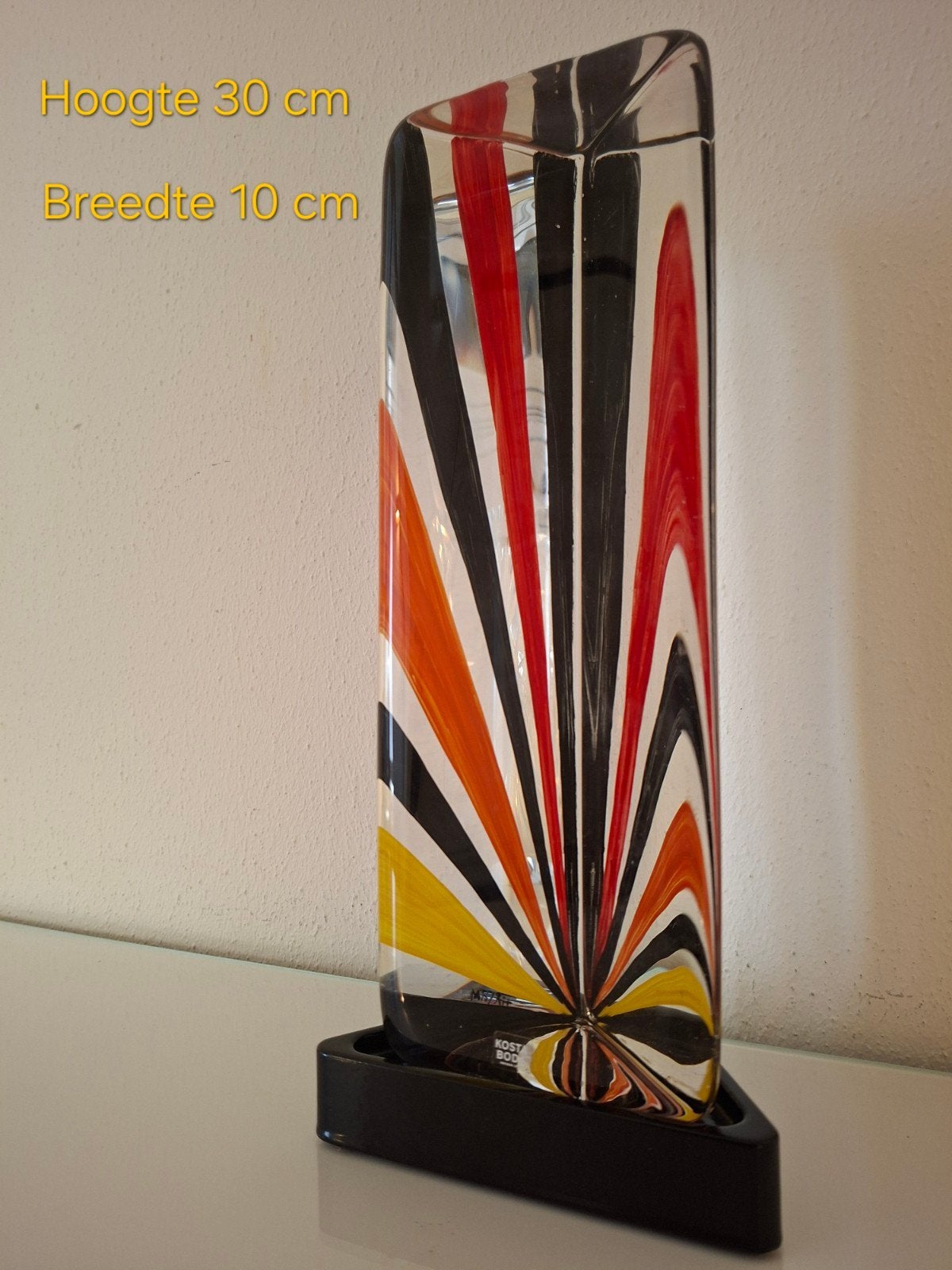 Kosta Boda Decoratief Glazen Sculptuur - Monica Backström, Ophalen