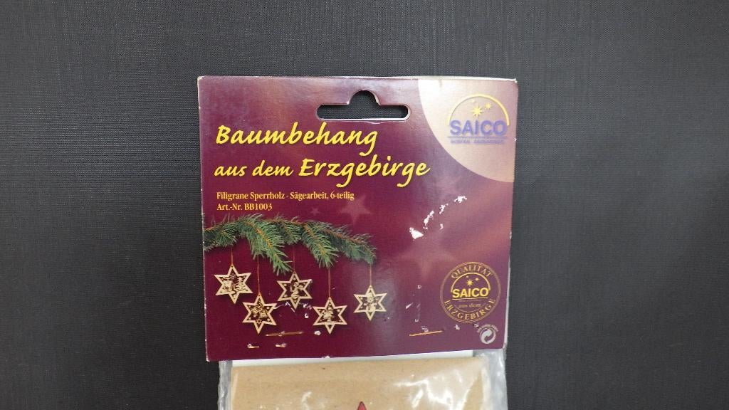 mooie kersthangers uit Erzgebergte, Diversen, Kerst, Ophalen of Verzenden, Gebruikt