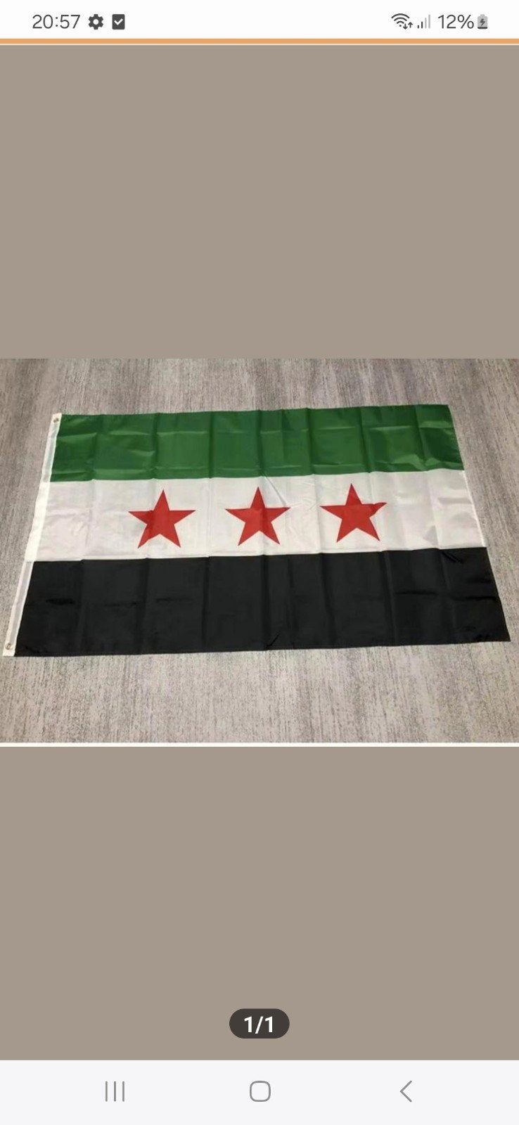 Syrië vlag nieuw, Diversen, Ophalen, Nieuw