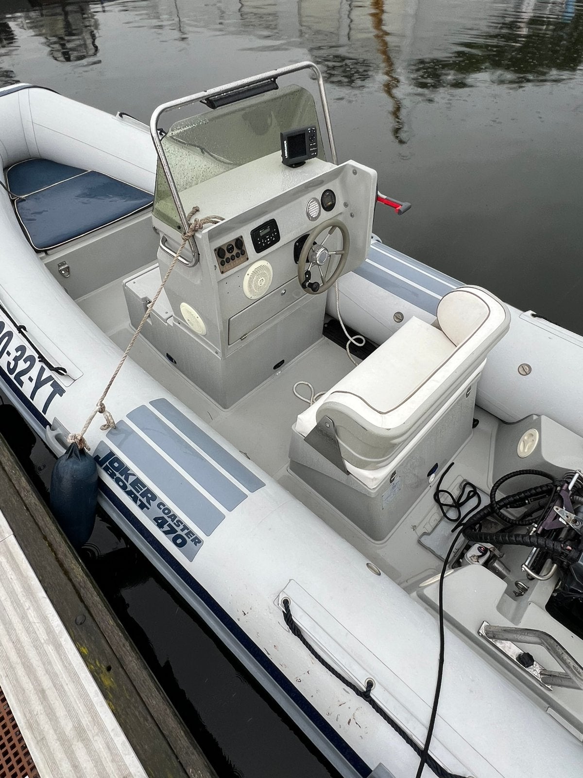 RIB JOKER 470 COASTER  + Trailer +  YAMAHA JOKERBOAT, Watersport en Boten, Ophalen, Zo goed als nieuw, Benzine, Overige materialen