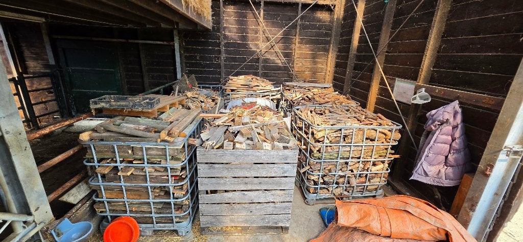 Brandhout / haardhout / afvalhout, Minder dan 3 m³, Ophalen, Overige houtsoorten