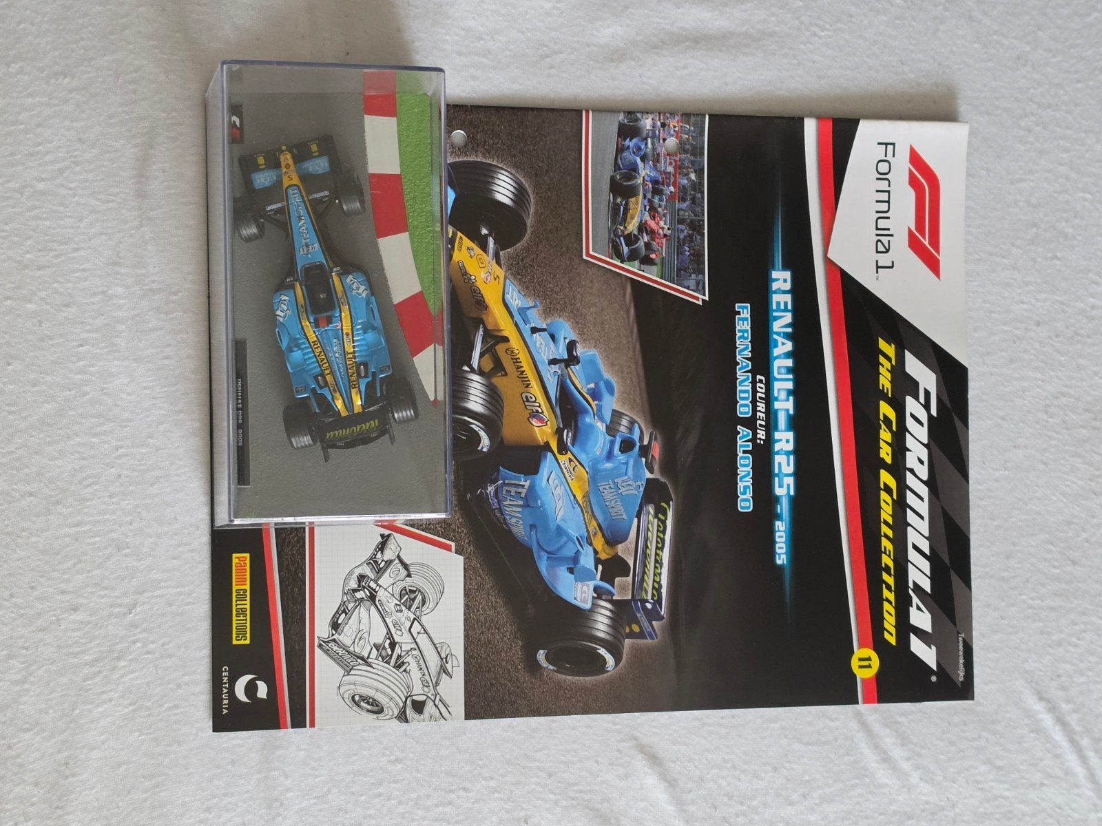 Renault R25 F1 modelauto Fernando Alonso 2005, Hobby en Vrije tijd, Modelauto's | 1:43, Ophalen of Verzenden, Zo goed als nieuw