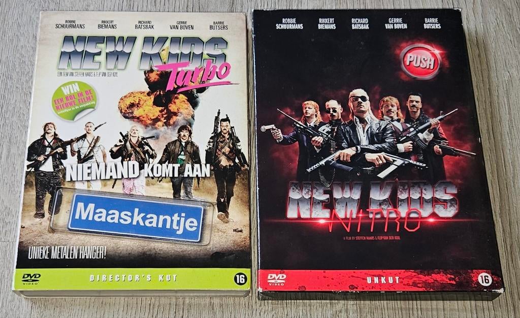 New Kids - Turbo & Nitro DVD set - Maaskantje Films, Vanaf 16 jaar, Ophalen of Verzenden, Gebruikt, Boxset