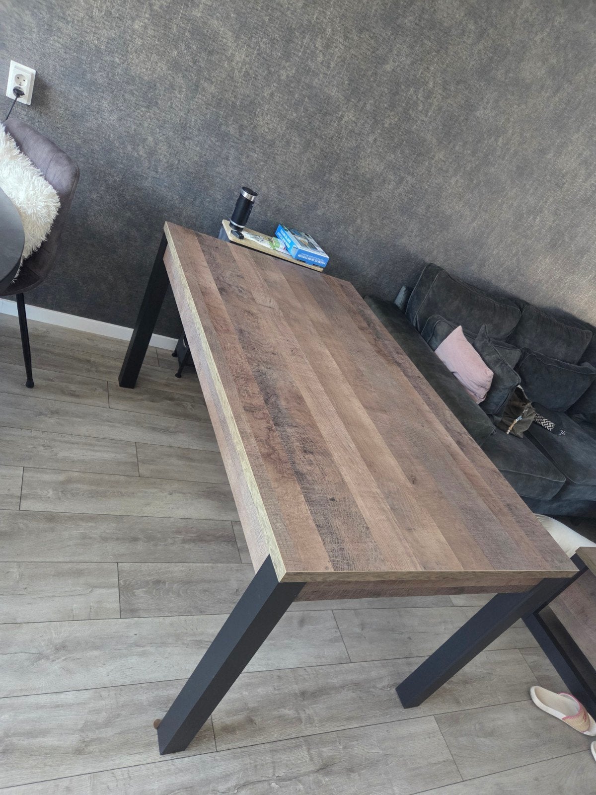 Gratis Eettafel Moet weg, Huis en Inrichting, Ophalen, Gebruikt, 50 tot 100 cm, 150 tot 200 cm