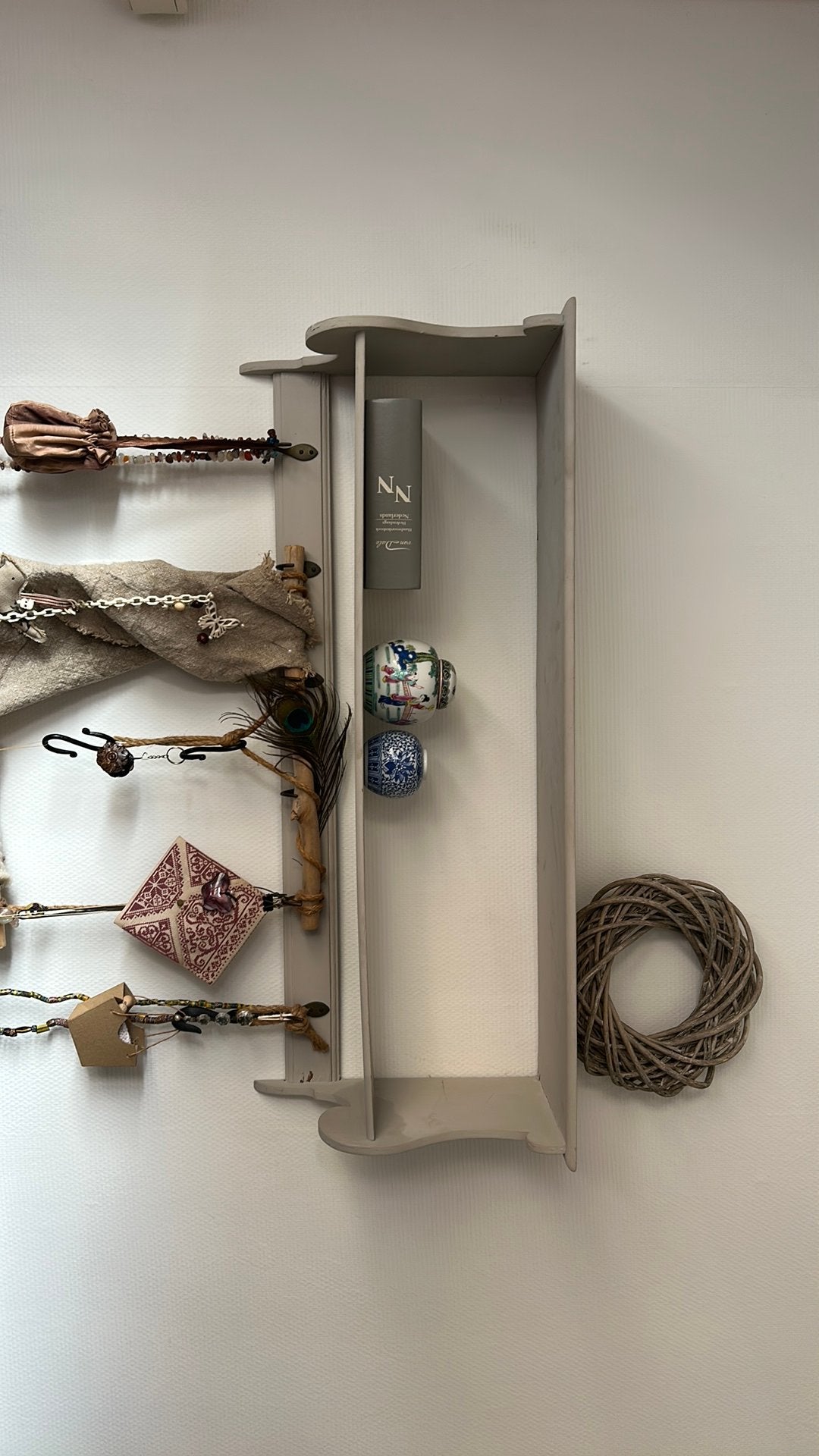 Grijze Wandrek, Antiek en Kunst, Antiek | Meubels | Kasten, Ophalen