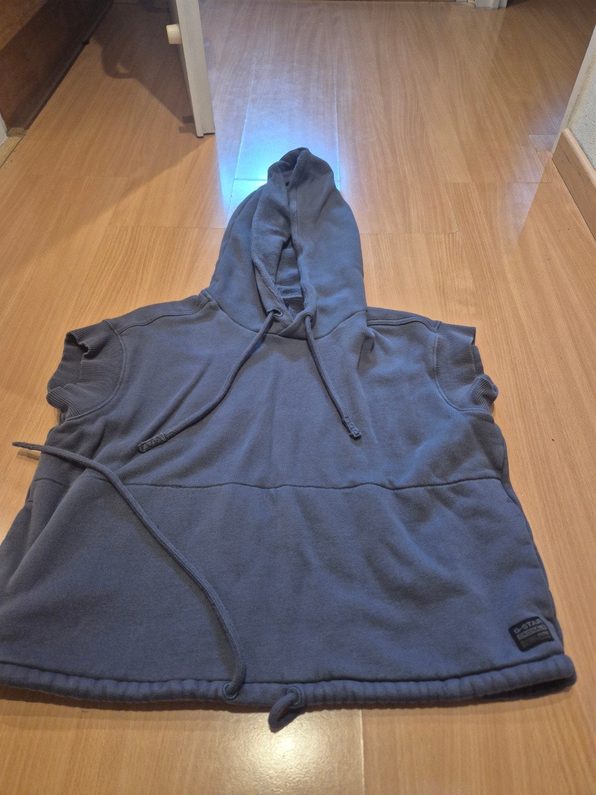 G-Star RAW mouwloze hoodie, maat S, Ophalen of Verzenden, Grijs, Maat 36 (S), Zonder mouw