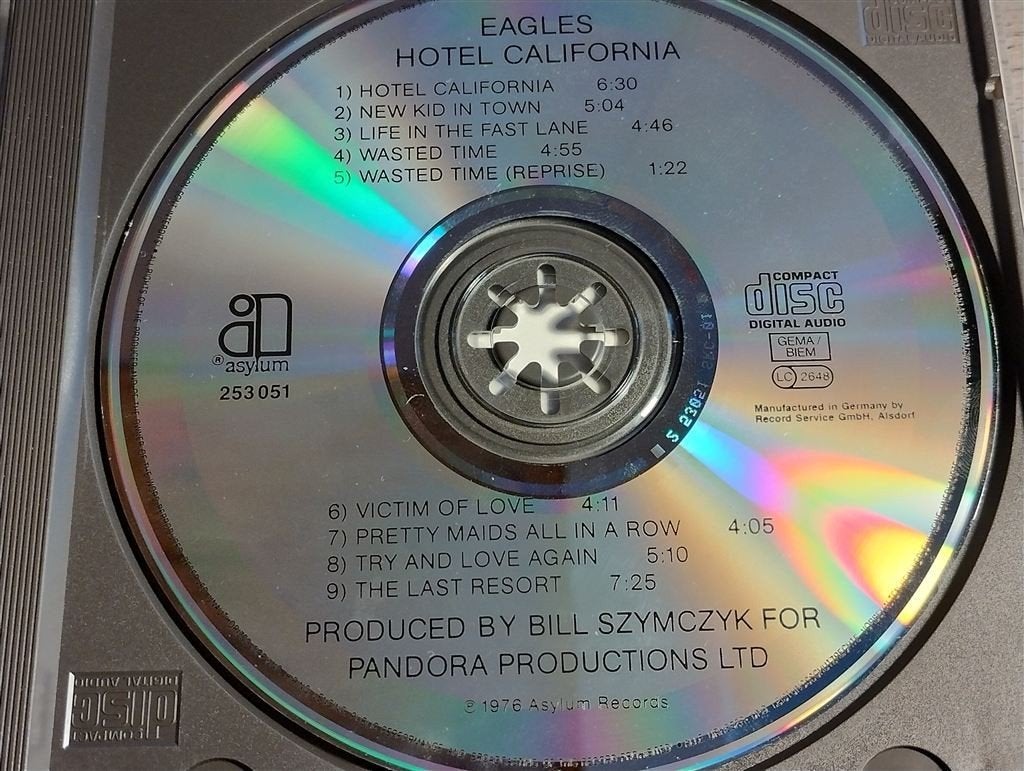 Eagles - Hotel California, Ophalen of Verzenden, Zo goed als nieuw, Poprock