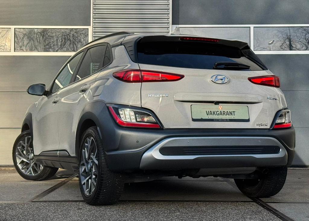Hyundai Kona 1.6 GDI HEV Premium Sky |Head-up |Keyless |Pano, Auto's, Hyundai, 12 maanden, Gebruikt, Euro 6, Hybride Elektrisch/Benzine