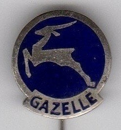 Speldje GAZELLE FIETS RIJWIELEN DIEREN EMAILLE (A1), Ophalen of Verzenden, Gebruikt, Overige onderwerpen