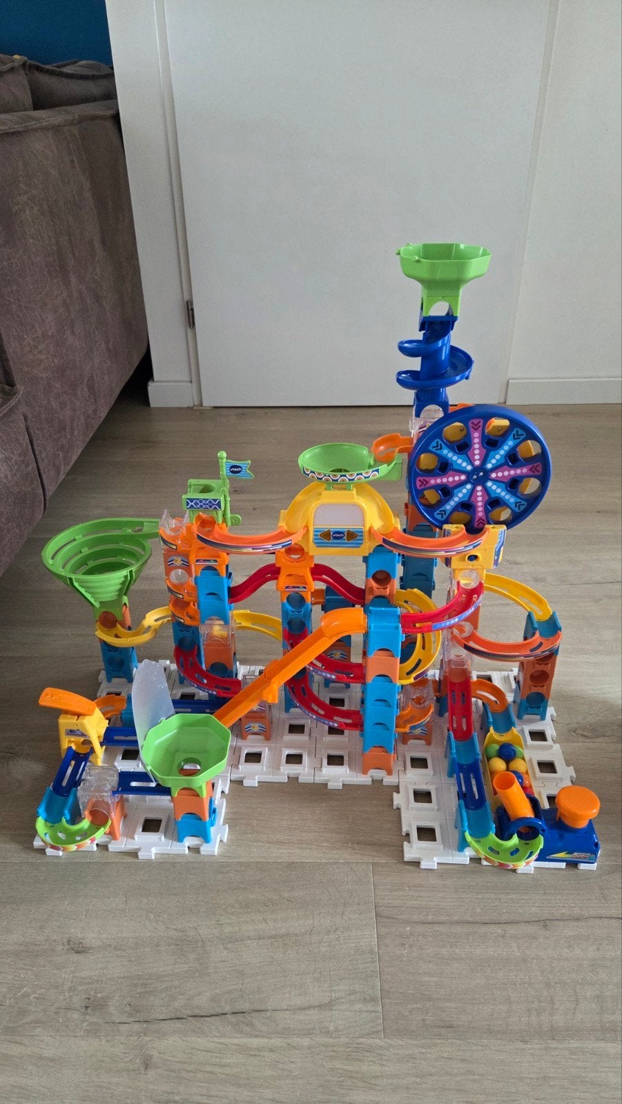 VTech Marble Rush Ultimate Set XL100E knikkerbaan, Ophalen of Verzenden, Zo goed als nieuw, Overige merken