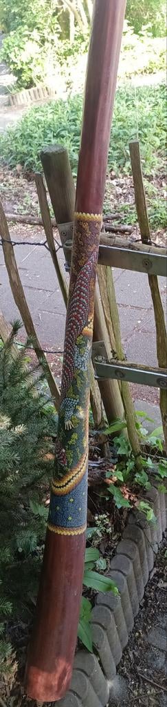 Didgeridoo eucalyptus, Muziek en Instrumenten, Blaasinstrumenten | Didgeridoos, Zo goed als nieuw, Ophalen