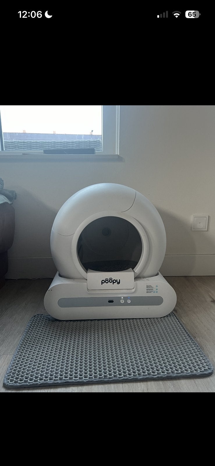 Poopy automatische kattenbak zelfreinigend, Ophalen of Verzenden, Zelfreinigend, Zo goed als nieuw