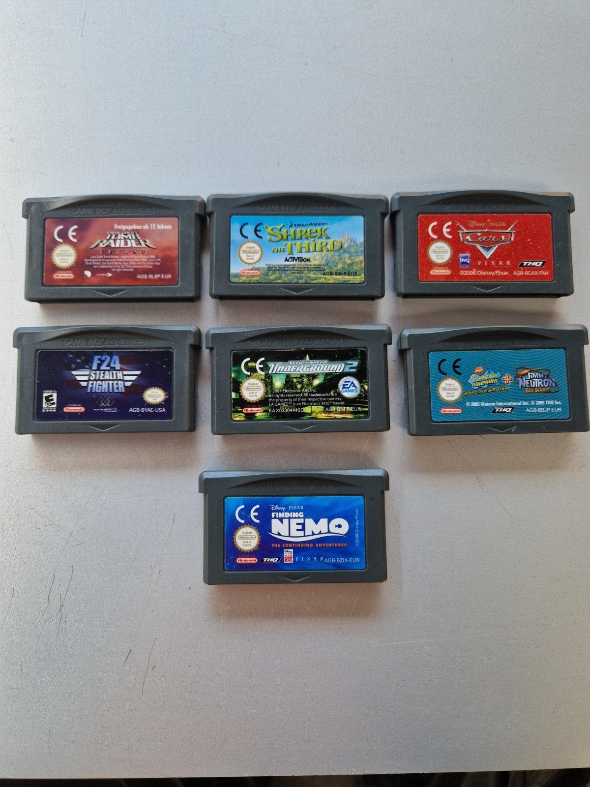 7 game boy advance spellen, Spelcomputers en Games, Games | Nintendo Game Boy, Gebruikt, Racen en Vliegen, 1 speler, Vanaf 3 jaar
