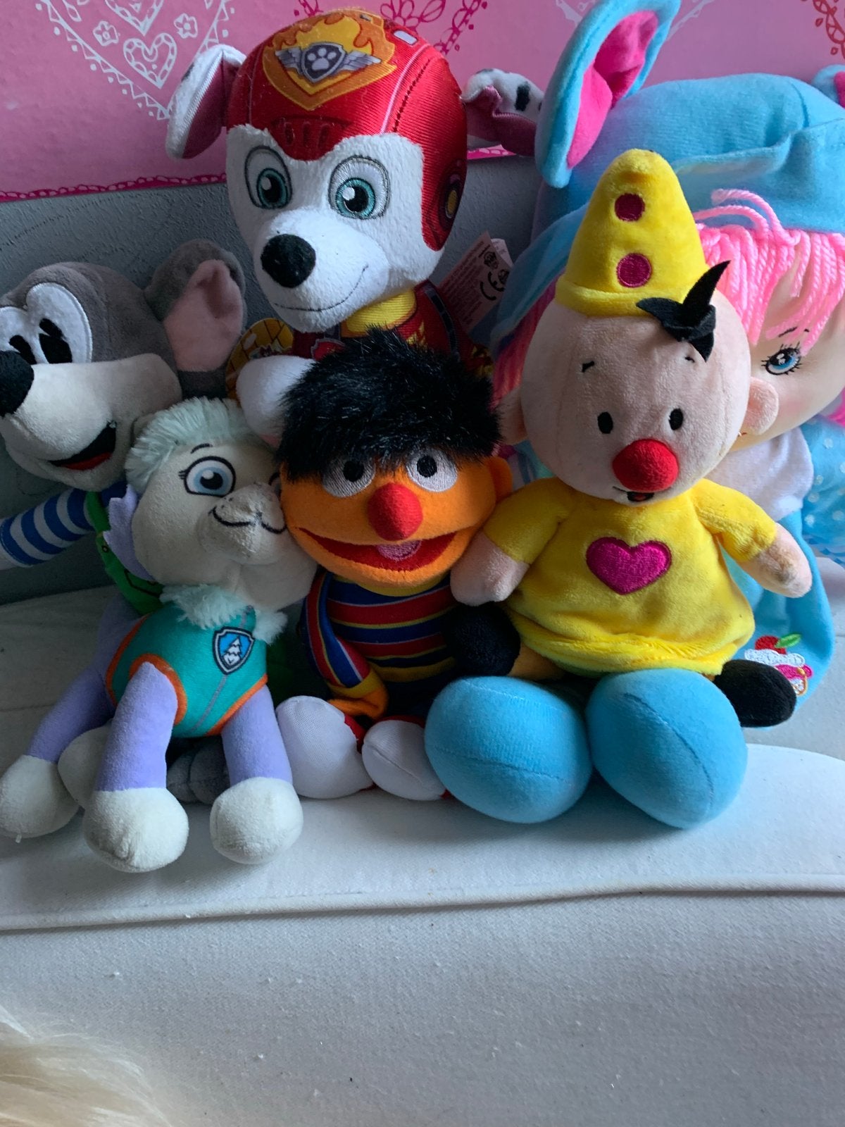 Diverse knuffels: Sesamstraat, Paw Patrol, Disney en meer, Kinderen en Baby's, Gebruikt, Disney, Blauw, Middelgroot (20 tot 80 cm)