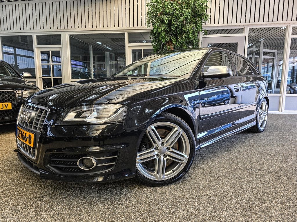 Audi S3 Sportback 2.0 TFSI Quattro Bose Leder Aut., Auto's, Audi, Automaat, Gebruikt, Zwart, 4 cilinders