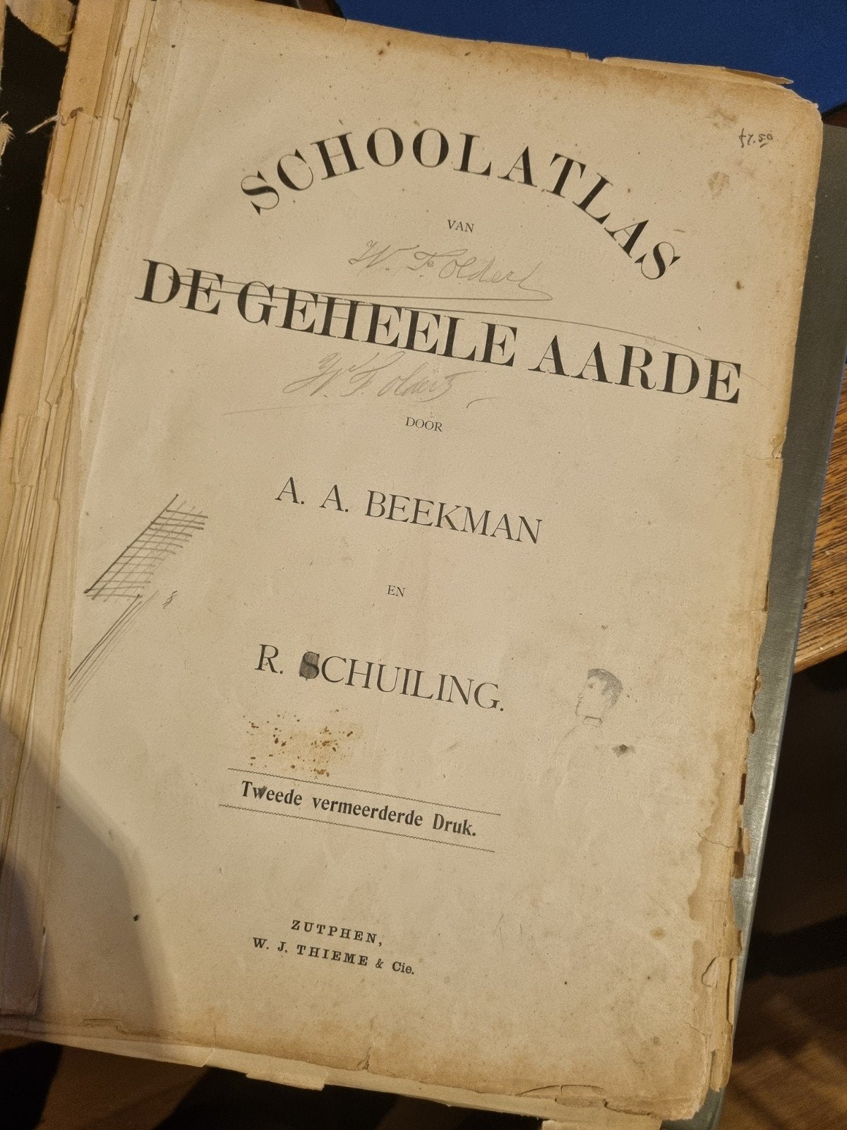Oude atlas, Ophalen