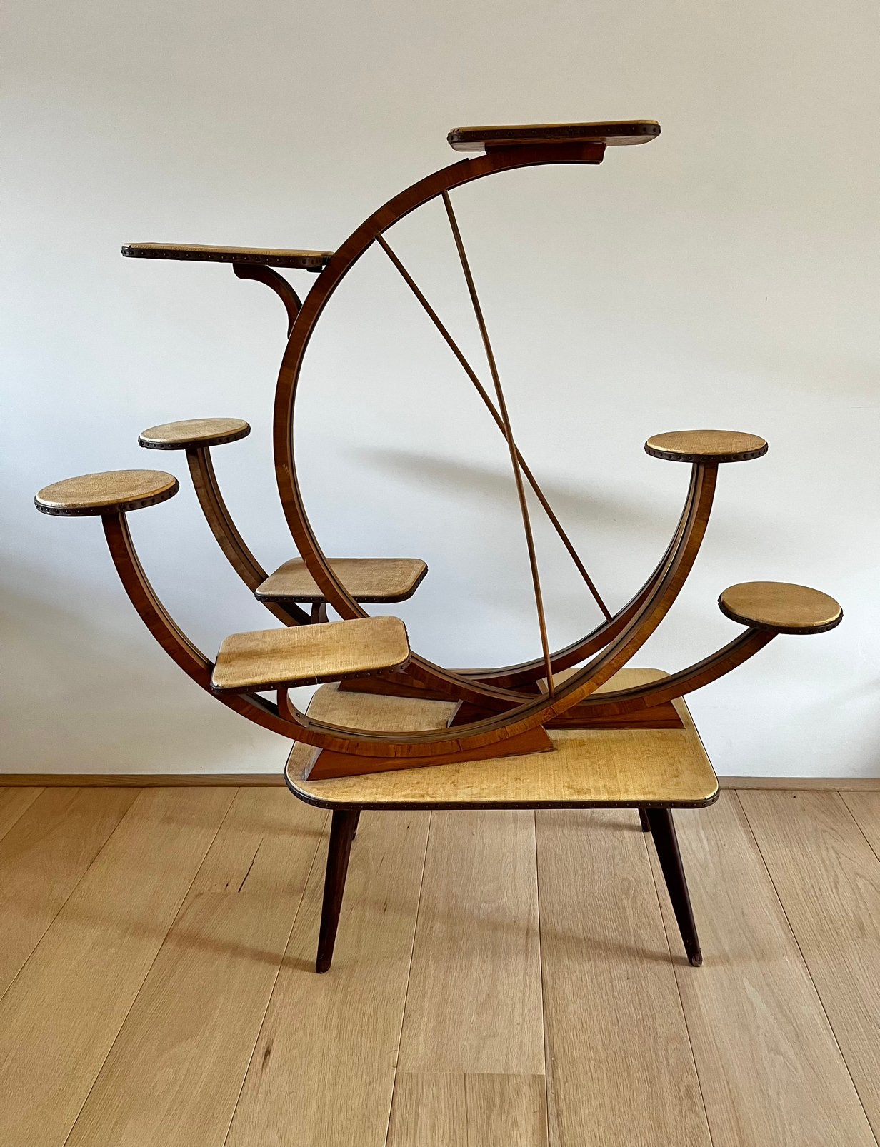 Vintage plantentafel/etagere, Ophalen, Minder dan 55 cm, Gebruikt, Rechthoekig