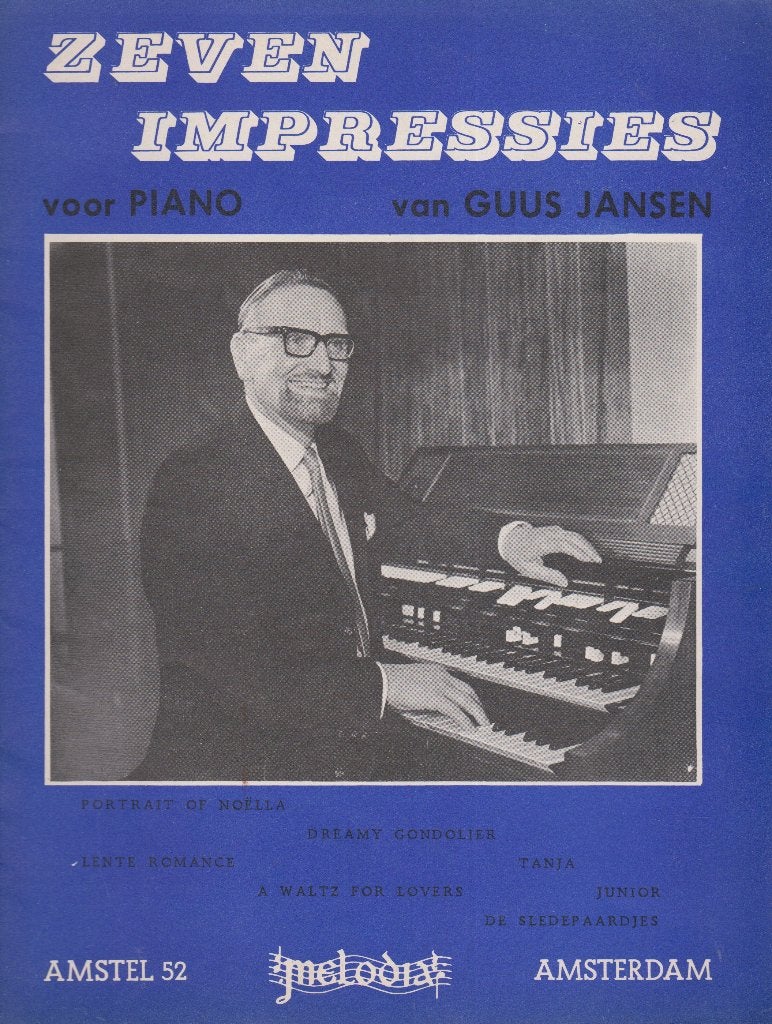 GUUS JANSEN - ZEVEN IMPRESSIES, Muziek en Instrumenten, Gebruikt, Ophalen of Verzenden, Artiest of Componist, Piano
