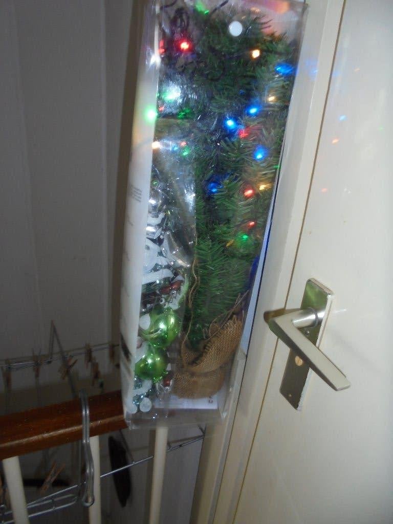 kerstboom kransen gurilande, Ophalen of Verzenden, Zo goed als nieuw