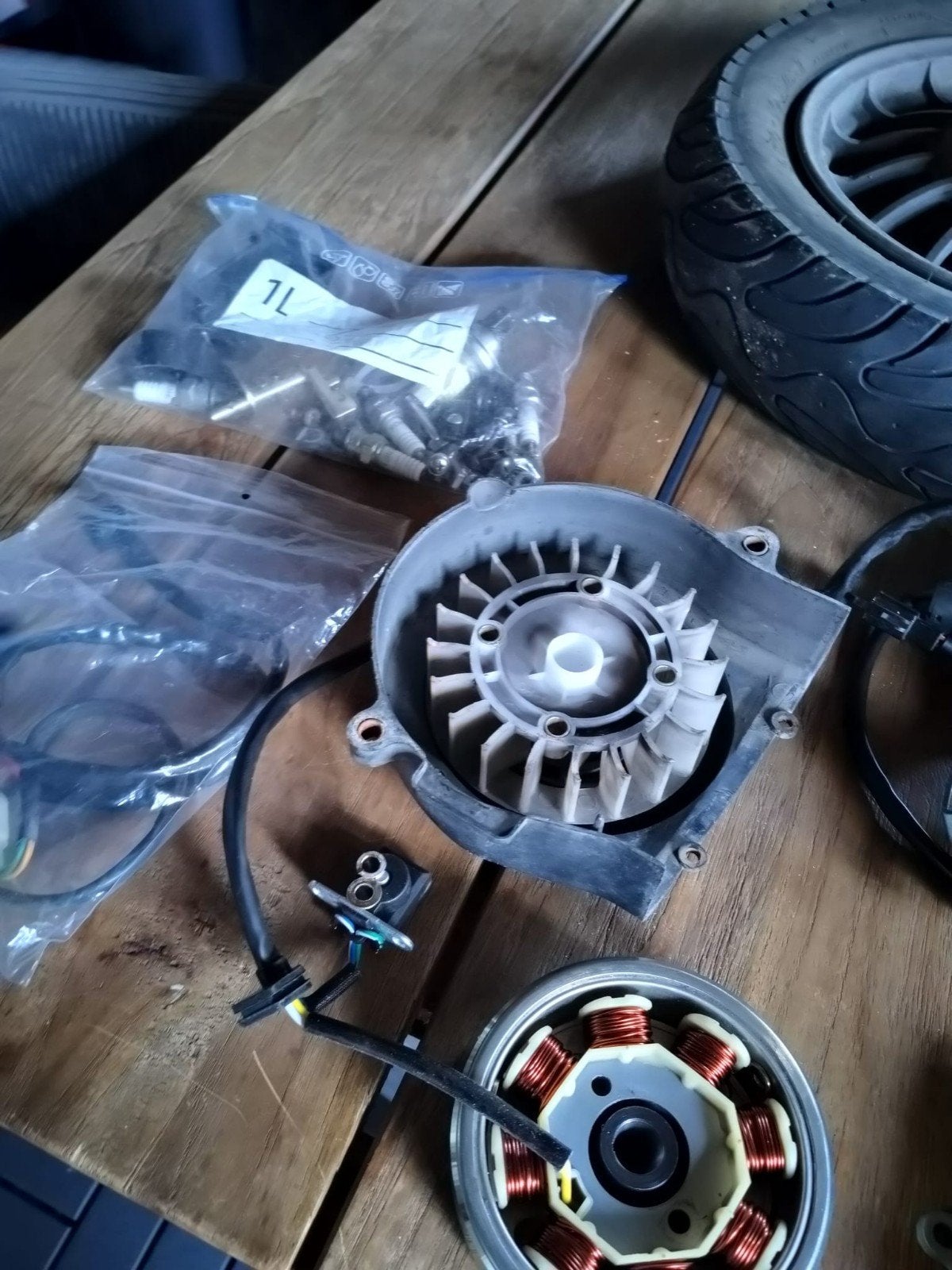 alles voor La souris, Ophalen