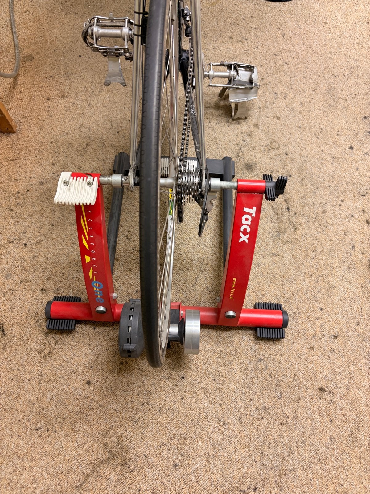 Tacx Cycleforce One fietstrainer, Fietsen en Brommers, Fietsonderdelen, Ophalen, Gebruikt, Overige typen, Staal