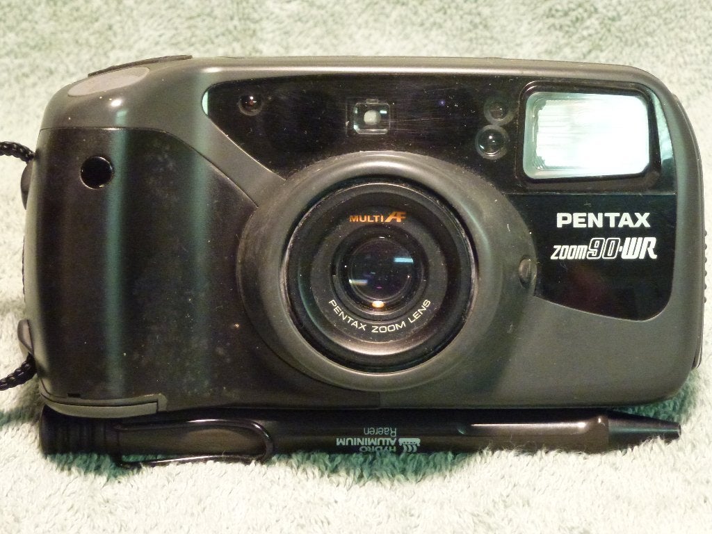 Pentax zoom90.WR analoge camera, Audio, Tv en Foto, Fotocamera's Analoog, Ophalen of Verzenden, Gebruikt, Compact, Pentax