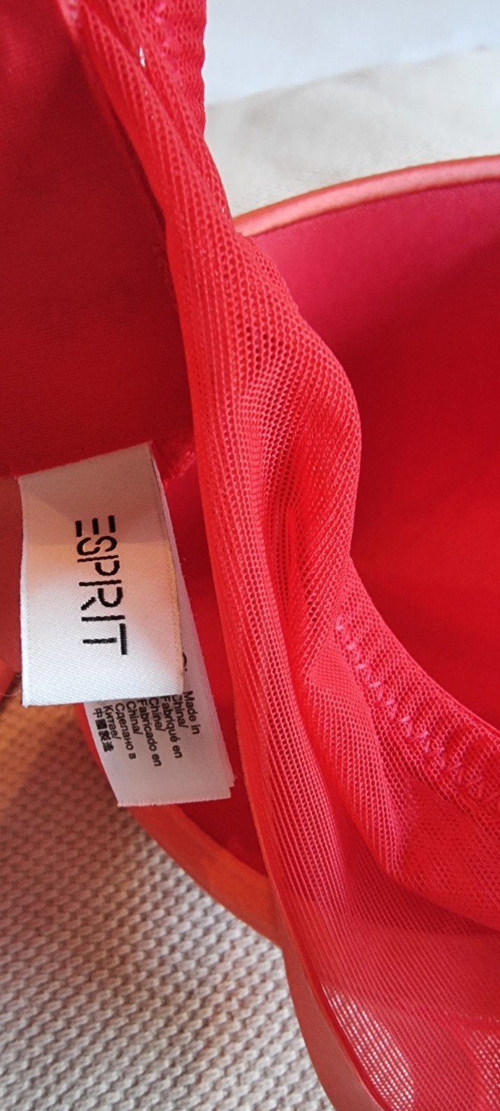 Esprit BH met beugel 80D, Esprit, Ophalen of Verzenden, Rood, BH