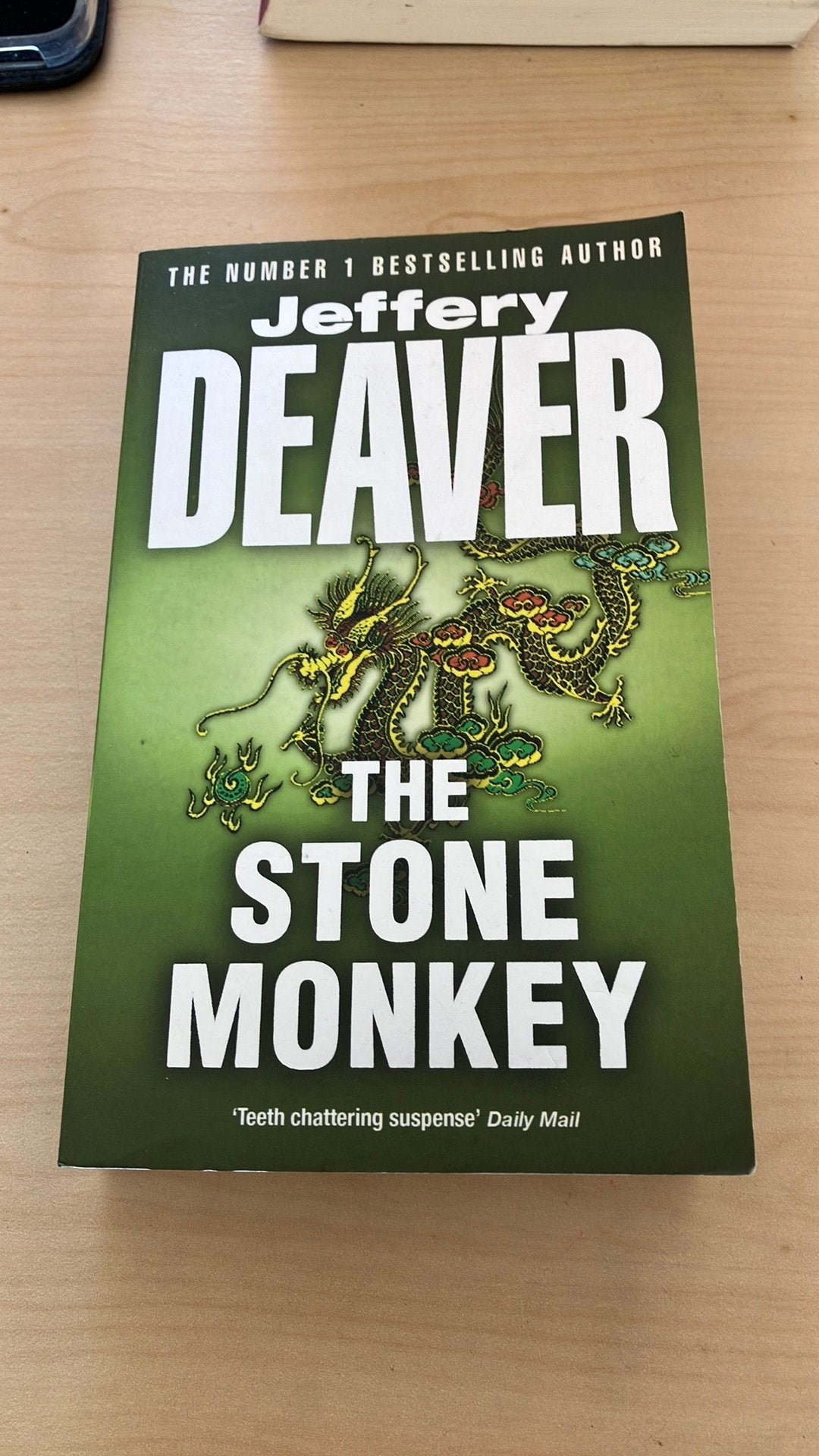 Jeffery Deaver The Stone Monkey, Ophalen, Zo goed als nieuw
