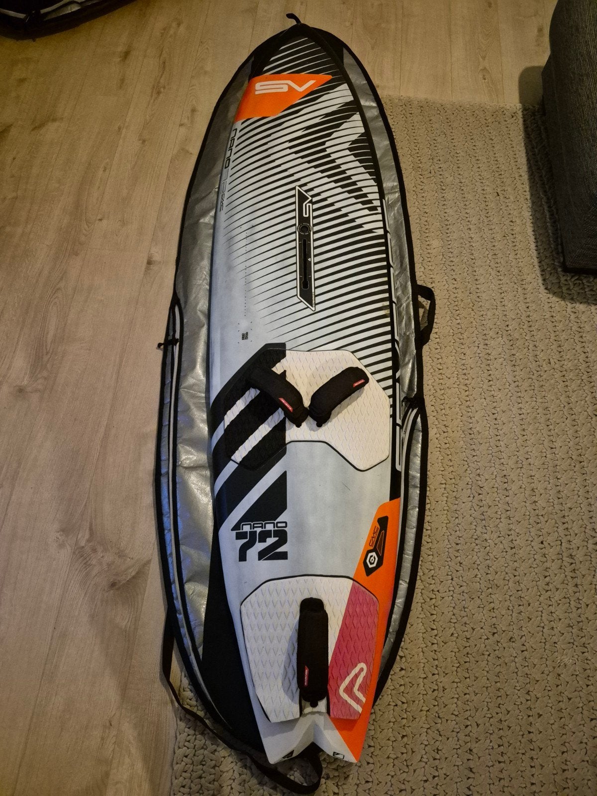 Severne Nano 72l, Watersport en Boten, Ophalen, Gebruikt, Met draagtas, Minder dan 250 cm
