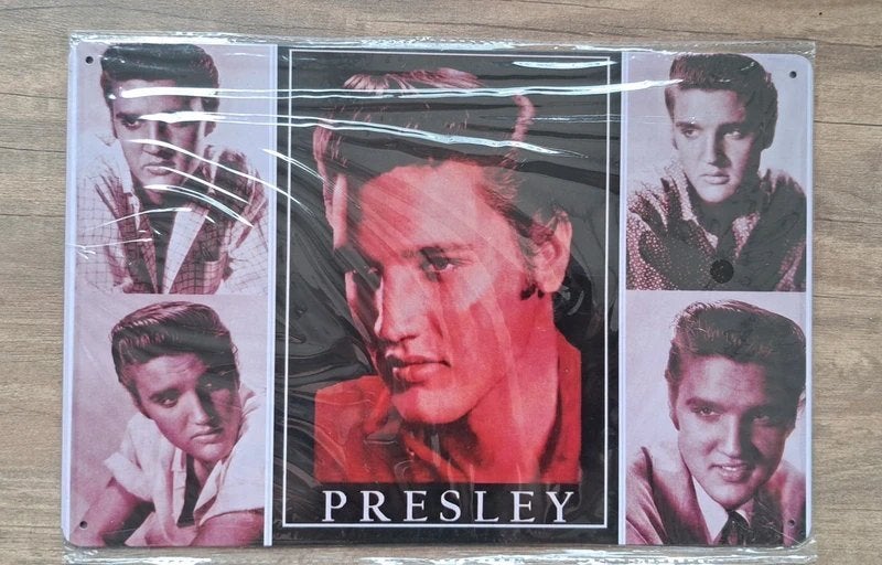 Elvis Presley metalen bord 30x20 cm, NIEUW!, Ophalen of Verzenden, Nieuw, Overige typen